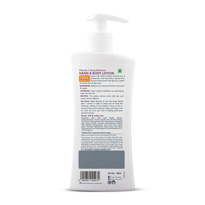 Lotus Herbals WhiteGlow Vitamin C Body Lotion, SPF 20, Deep Moisture Hand & Body Moisturizer - close-up detail (15)