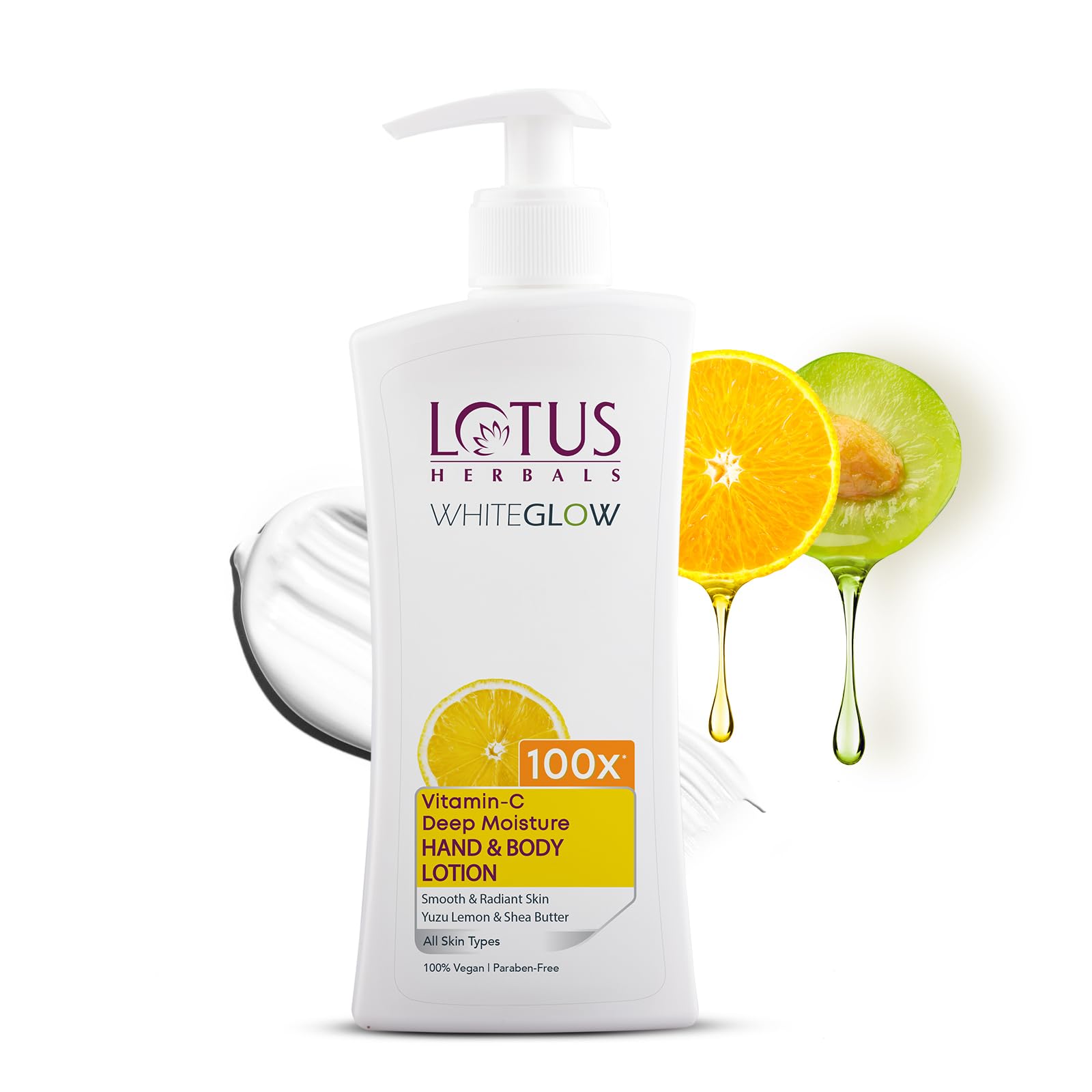 Lotus Herbals WhiteGlow Vitamin C Body Lotion, SPF 20, Deep Moisture Hand & Body Moisturizer (6)