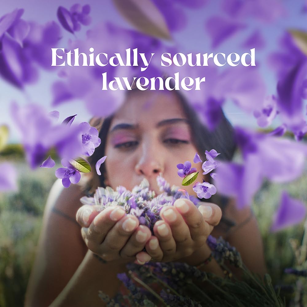 Love Beauty And Planet Argan Oil and Lavender Sulfate Free Smooth and Serene Shampoo - size and scale