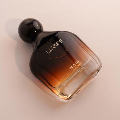 Luvairé NOIR Extrait De Parfum 100ml (3.4 Fl Oz) for Men - Intense Fragrance Spray - back view