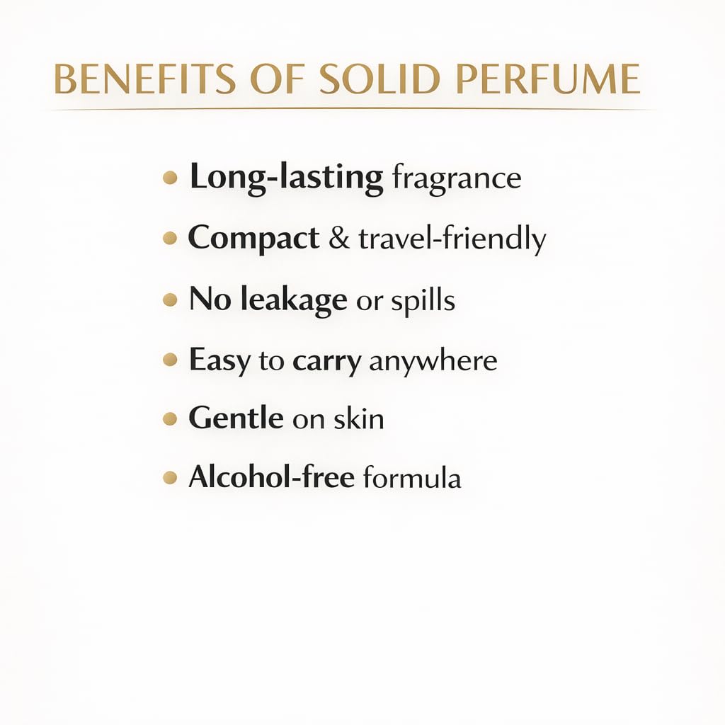 LYRAX Solid Perfume Combo for Men, Pack of 2 - Rowdy Man & White London, Travel Friendly Fragrance Balm - ingredients panel