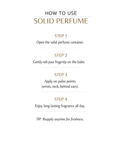 LYRAX Solid Perfume Combo - White London & Strawberry, 10g Each, Pack of 2, Unisex Travel-Friendly Fragrance Balm - close-up
