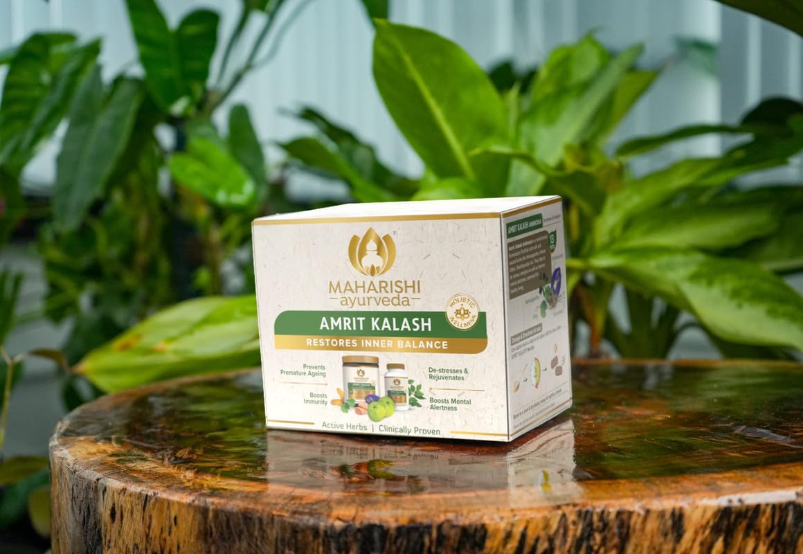 Maharishi Ayurveda Amrit Kalash Chyawanprash Herbal Supplement for Adults, Tablets and Paste Forms - size and scale (18)
