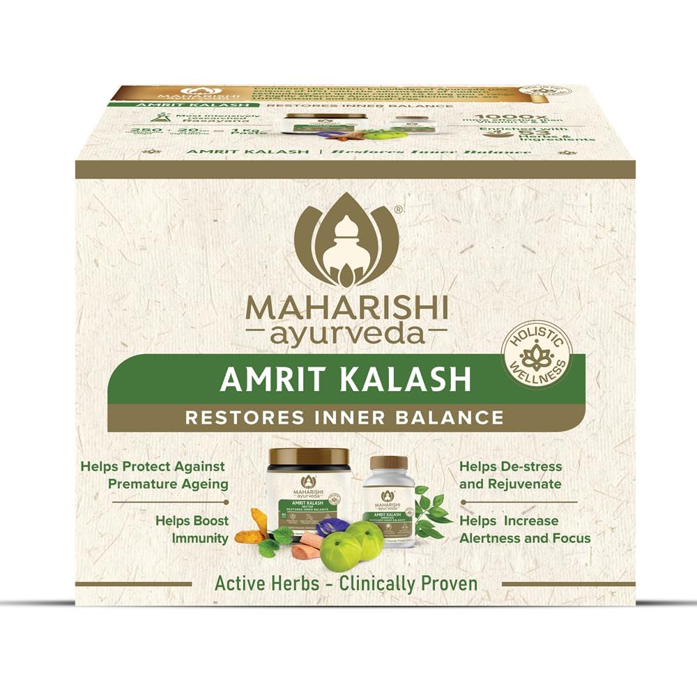 Maharishi Ayurveda Amrit Kalash Chyawanprash Herbal Supplement for Adults, Tablets and Paste Forms (19)