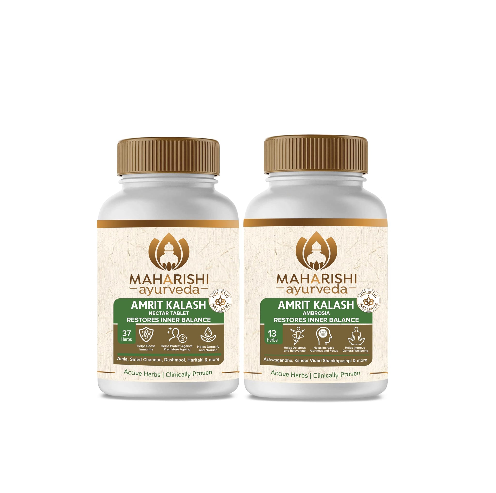 Maharishi Ayurveda Amrit Kalash Chyawanprash Herbal Supplement for Adults, Tablets and Paste Forms (28)
