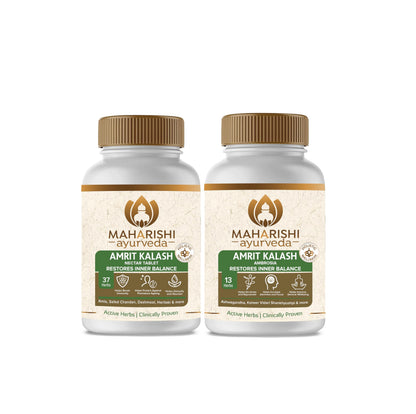 Maharishi Ayurveda Amrit Kalash Chyawanprash Herbal Supplement for Adults, Tablets and Paste Forms (28)