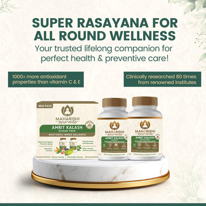 Maharishi Ayurveda Amrit Kalash Chyawanprash Herbal Supplement for Adults, Tablets and Paste Forms - packaging (31)