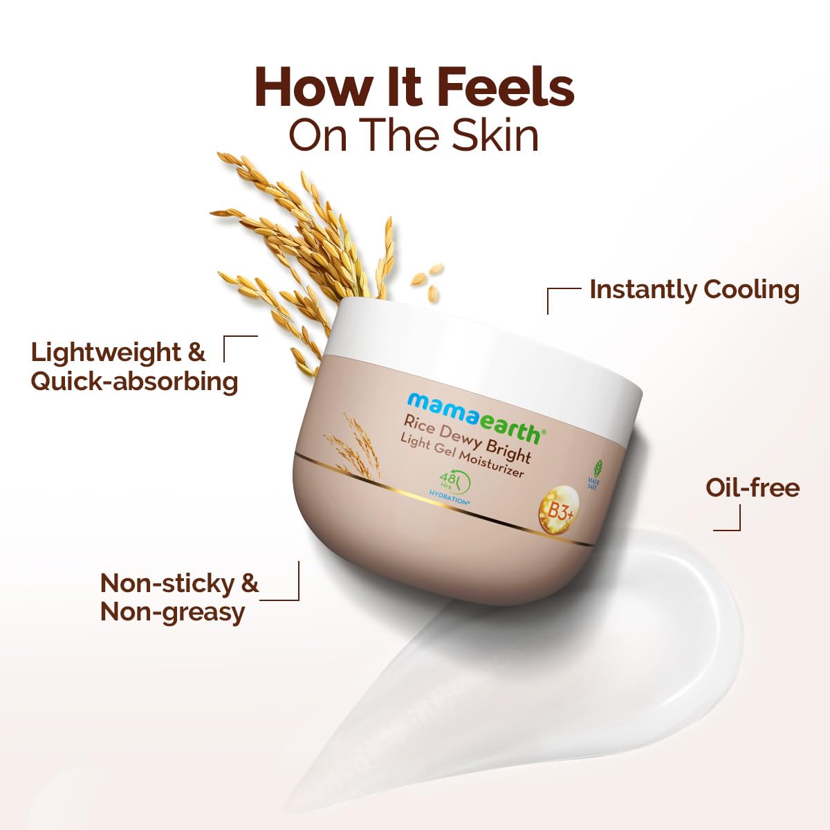 Mamaearth Aloe Refresh Hydrating Light Gel Moisturizer with Aloe Vera & Hyaluronic Acid, 200g, Oil-Free, Non-Sticky - ingredi