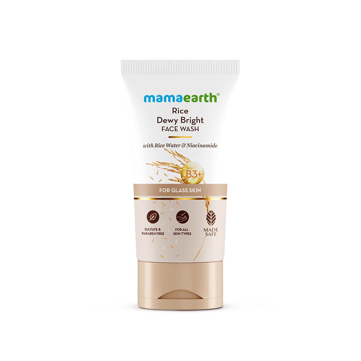 Mamaearth Rice Dewy Bright Face Wash with Rice Water & Niacinamide, Face Cleanser for All Skin Types, Unisex Adult (16)