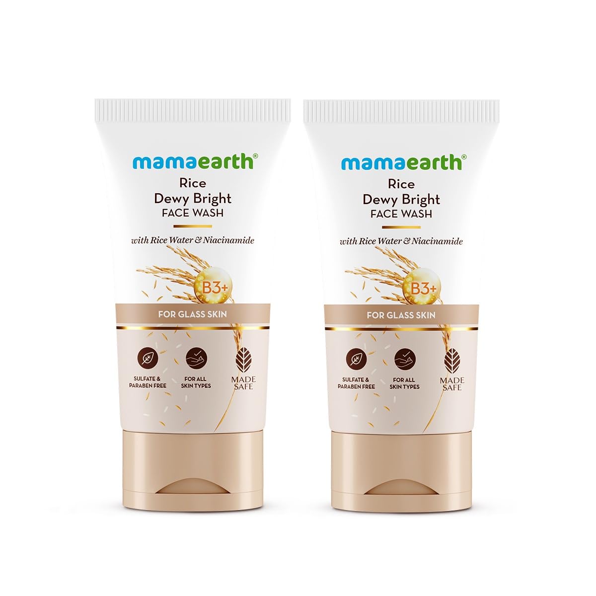 Mamaearth Rice Dewy Bright Face Wash with Rice Water & Niacinamide, Face Cleanser for All Skin Types, Unisex Adult (21)
