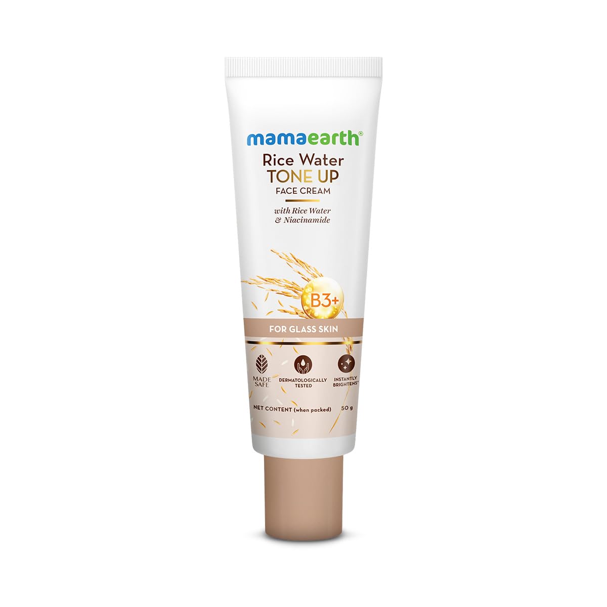 Mamaearth Rice Water Face Cream with Niacinamide, 50g, Face Moisturizer