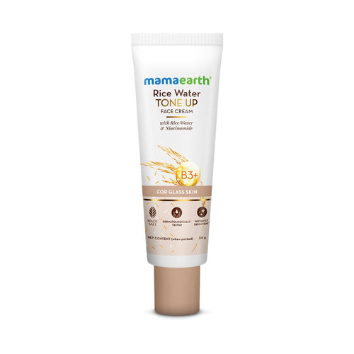 Mamaearth Rice Water Face Cream with Niacinamide, 50g, Face Moisturizer