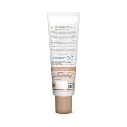 Mamaearth Rice Water Face Cream with Niacinamide, 50g, Face Moisturizer - size and scale