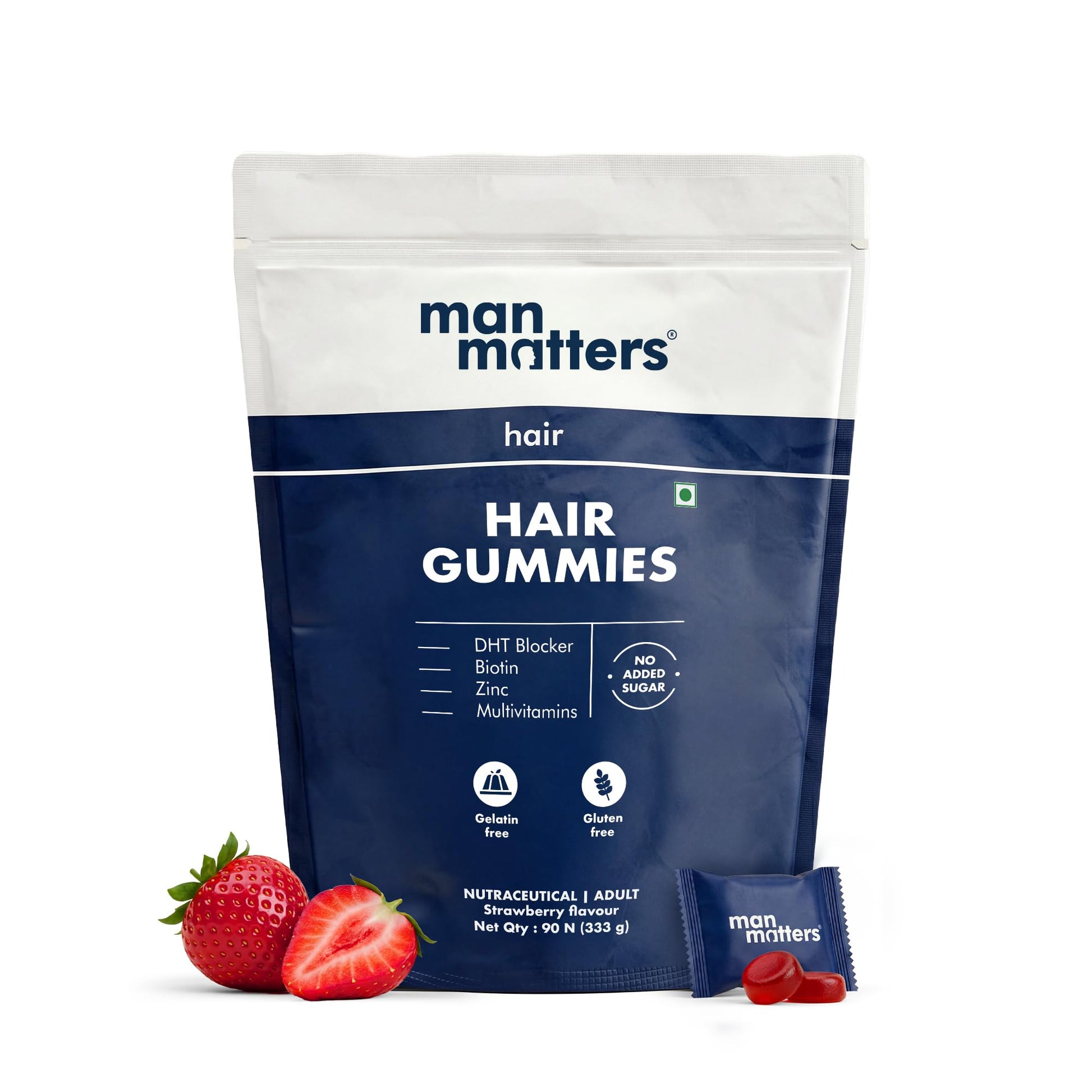 Man Matters Hair Care Kit: Biotin Gummies 30 Count & Advanced Serum 30ml (19)