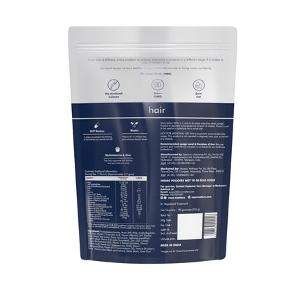 Man Matters Hair Care Kit: Biotin Gummies 30 Count & Advanced Serum 30ml - size and scale (24)