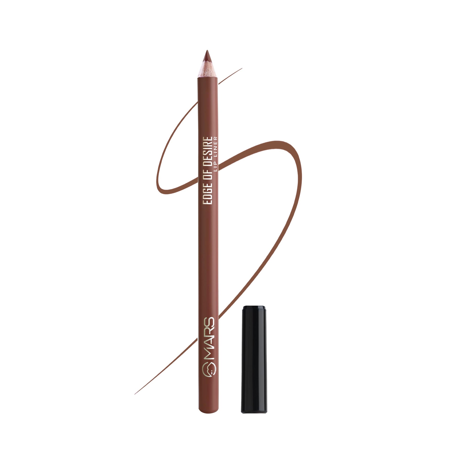 MARS Edge of Desire Lip Liner, 1.4g, Matte Finish, Highly Pigmented Lip Pencil (12)