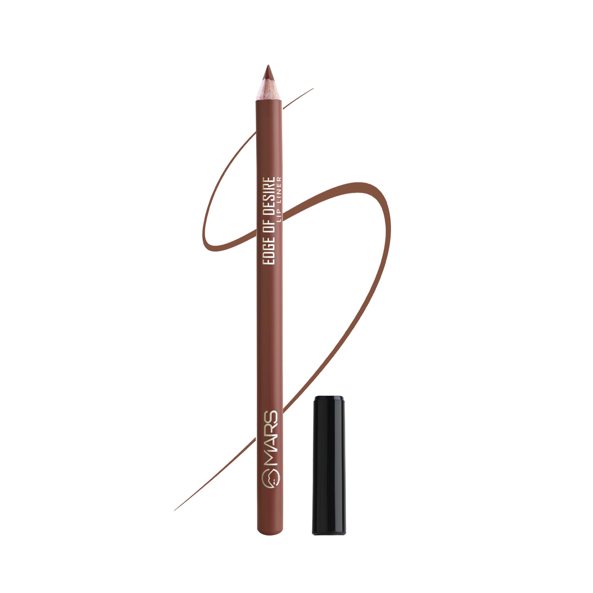 MARS Edge of Desire Lip Liner, 1.4g, Matte Finish, Highly Pigmented Lip Pencil (12)