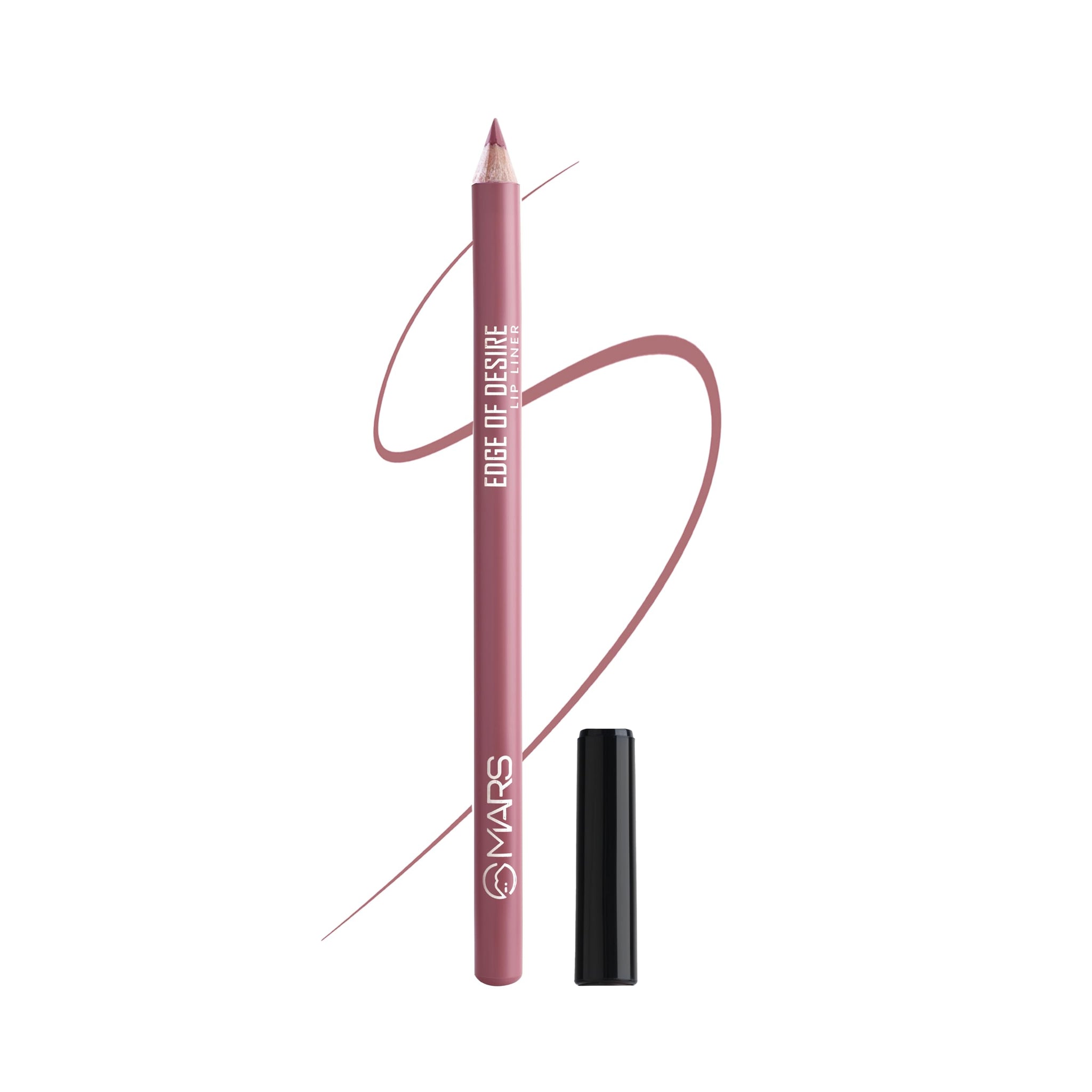 MARS Edge of Desire Lip Liner, 1.4g, Matte Finish, Highly Pigmented Lip Pencil (18)