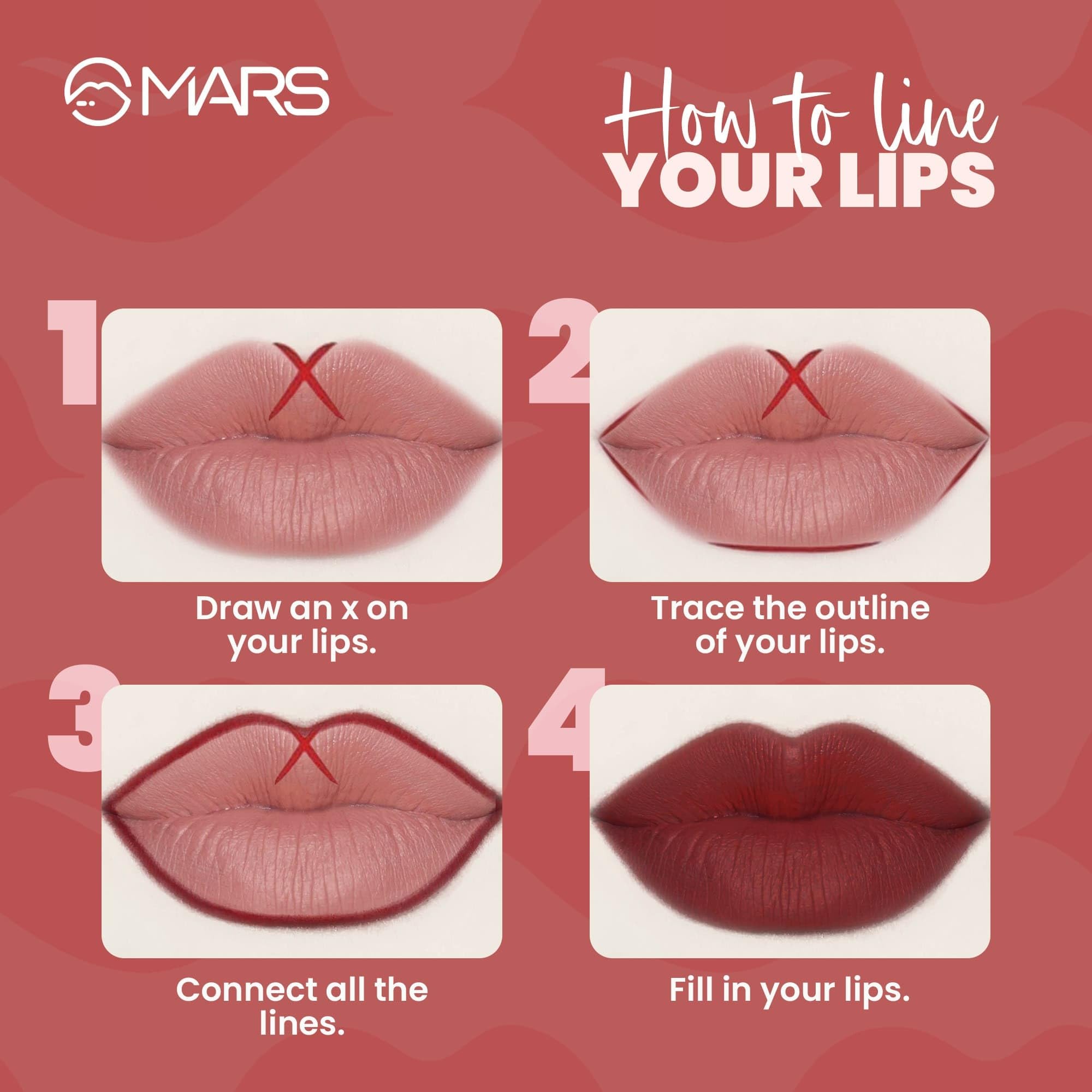 MARS Edge of Desire Lip Liner, 1.4g, Matte Finish, Highly Pigmented Lip Pencil - ingredients panel (40)