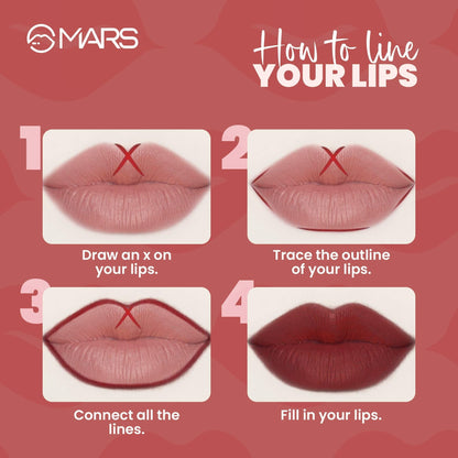 MARS Edge of Desire Lip Liner, 1.4g, Matte Finish, Highly Pigmented Lip Pencil - ingredients panel (40)