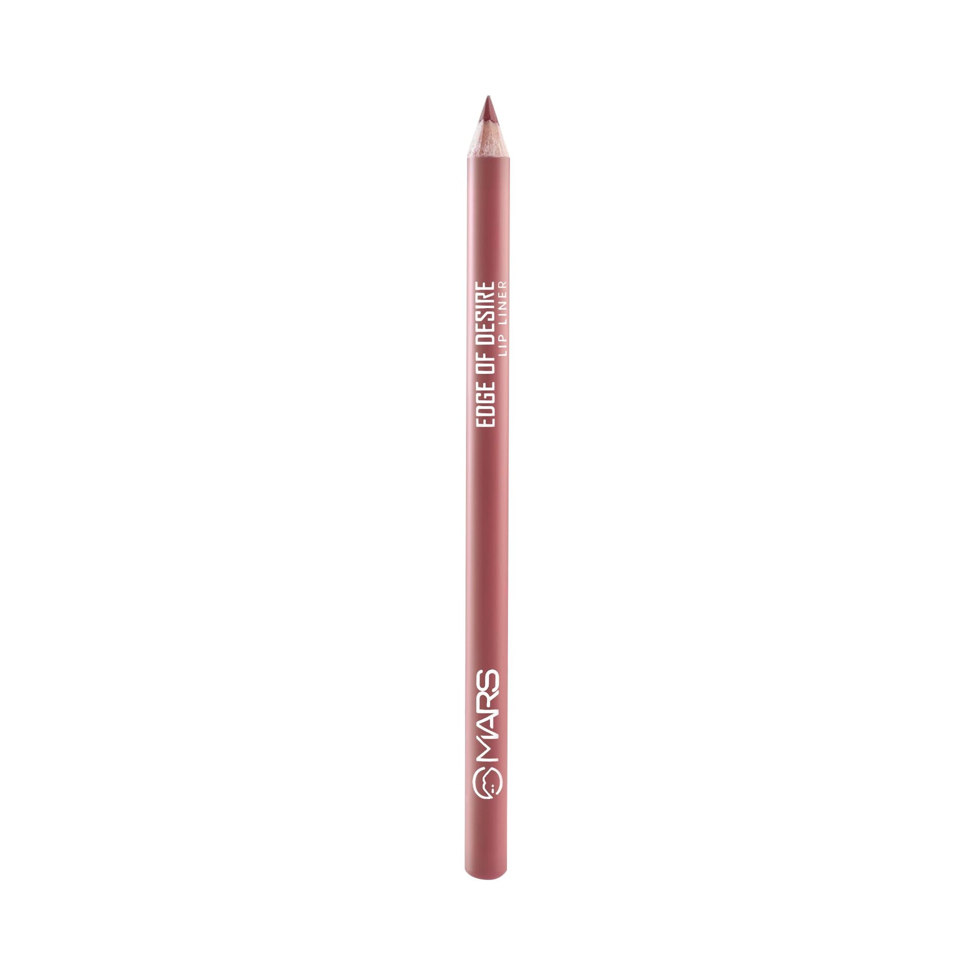 MARS Edge of Desire Lip Liner, 1.4g, Matte Finish, Highly Pigmented Lip Pencil - close-up detail