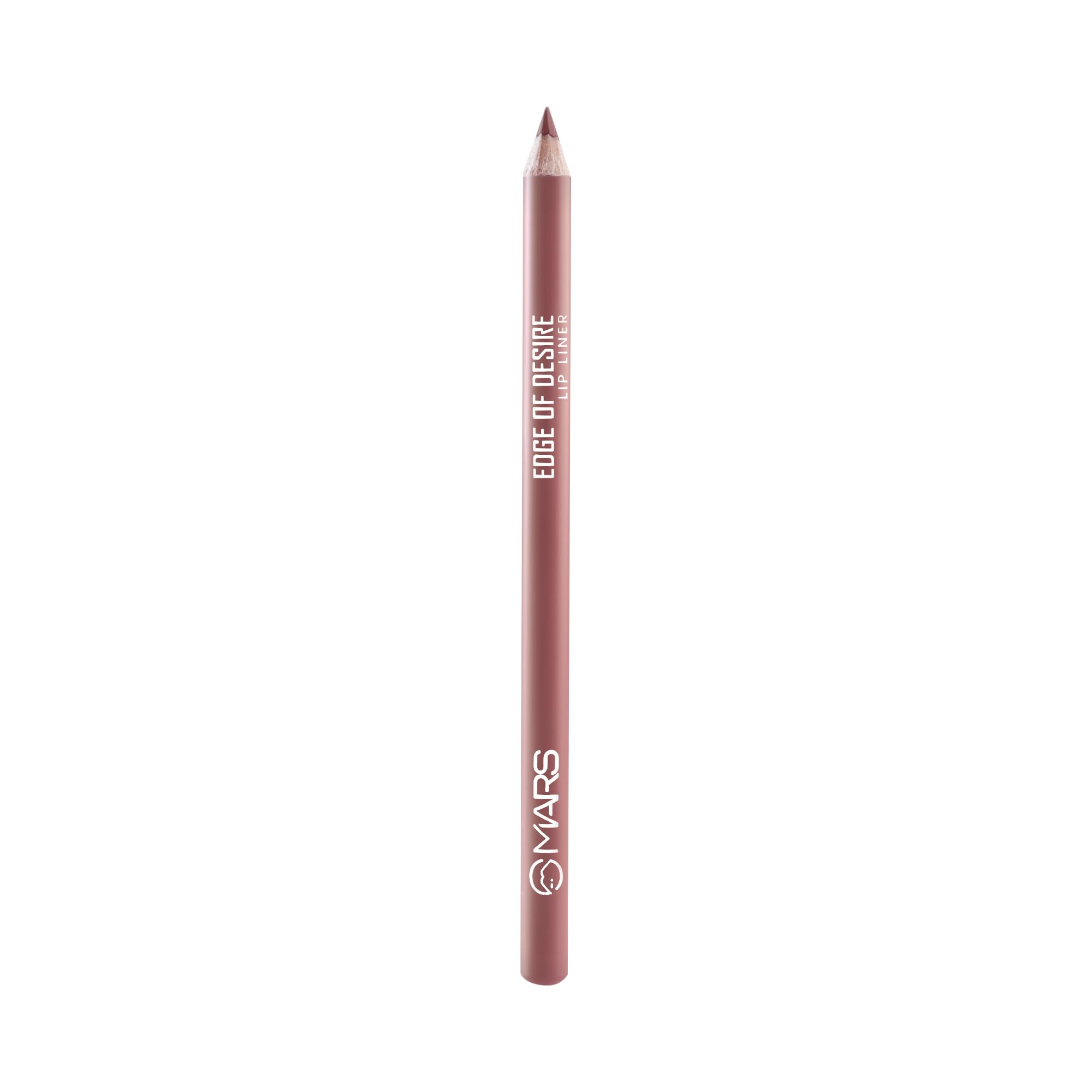 MARS Edge of Desire Lip Liner, 1.4g, Matte Finish, Highly Pigmented Lip Pencil - close-up detail