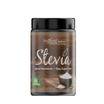 MAXENER WELLNESS Stevia Sweetener, Low-Calorie Natural Sweetener, No Bitter Aftertaste