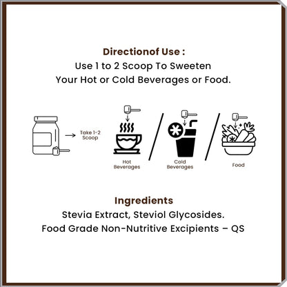 MAXENER WELLNESS Stevia Sweetener, Low-Calorie Natural Sweetener, No Bitter Aftertaste - packaging