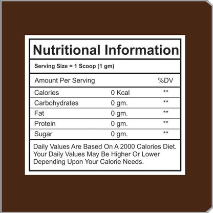 MAXENER WELLNESS Stevia Sweetener, Low-Calorie Natural Sweetener, No Bitter Aftertaste - label detail
