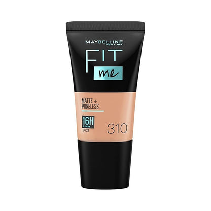 Maybelline Fit Me Matte & Poreless Liquid Foundation, Full Coverage, Normal to Oily Skin, 18ml (19)