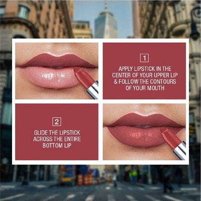Maybelline New York Color Sensational Creamy Matte Lipstick with Shea Butter - in use (16)