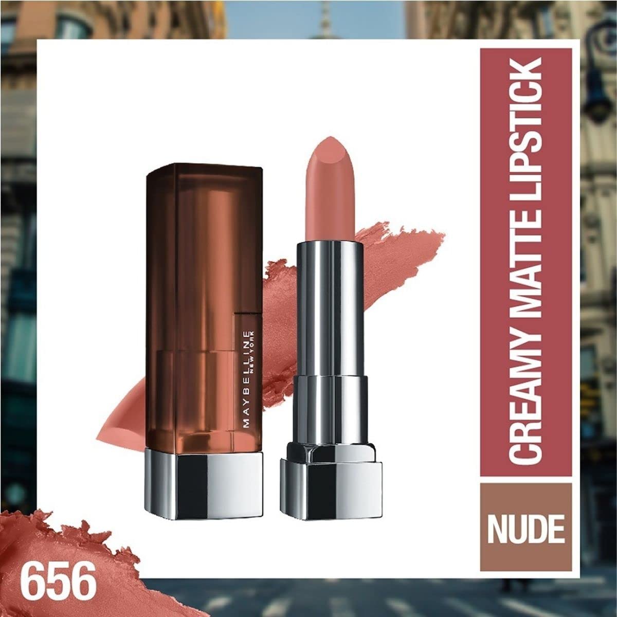 Maybelline New York Color Sensational Creamy Matte Lipstick with Shea Butter - front view (26)