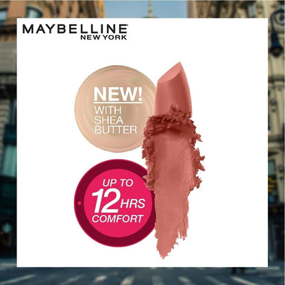 Maybelline New York Color Sensational Creamy Matte Lipstick with Shea Butter - back view (27)
