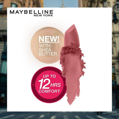Maybelline New York Color Sensational Creamy Matte Lipstick with Shea Butter - back view