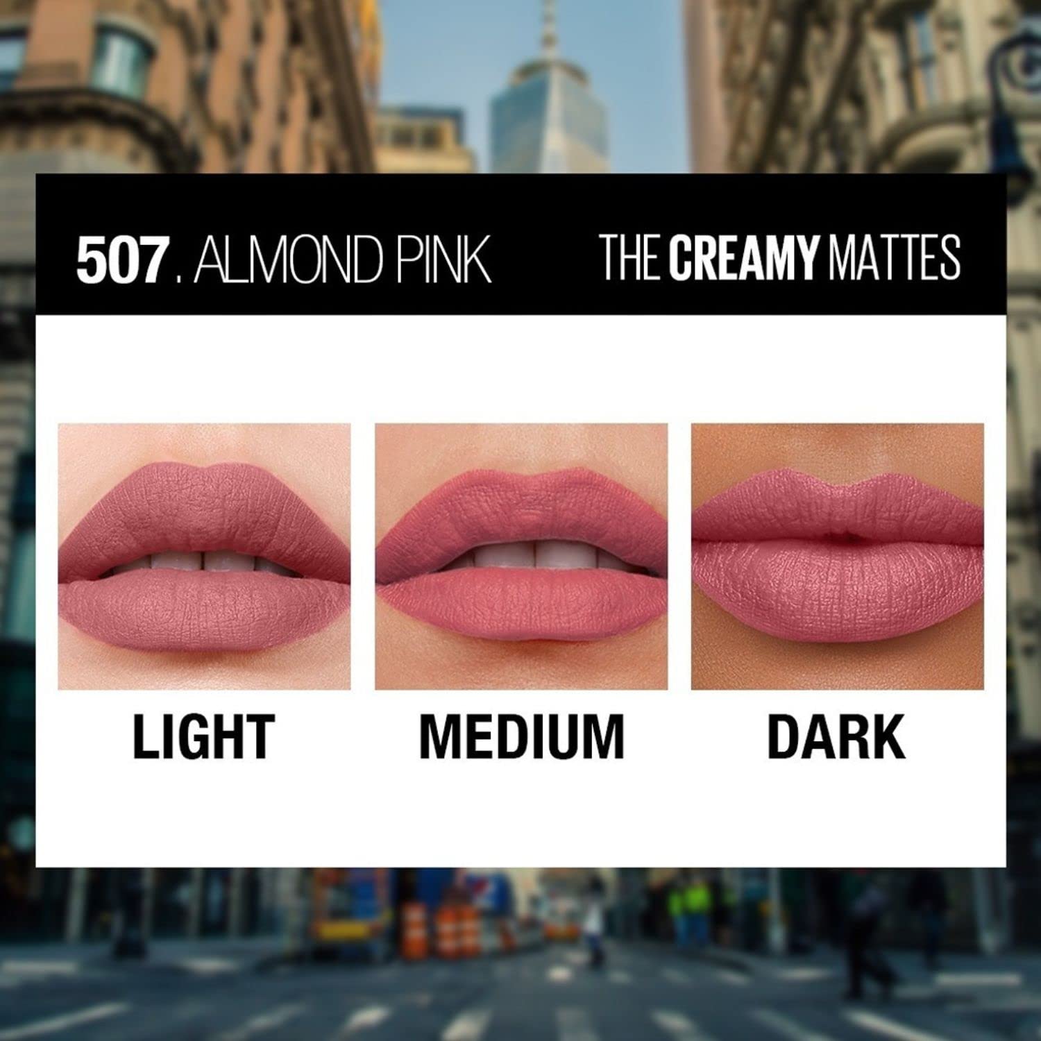 Maybelline New York Color Sensational Creamy Matte Lipstick with Shea Butter - packaging