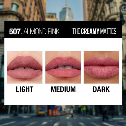 Maybelline New York Color Sensational Creamy Matte Lipstick with Shea Butter - packaging