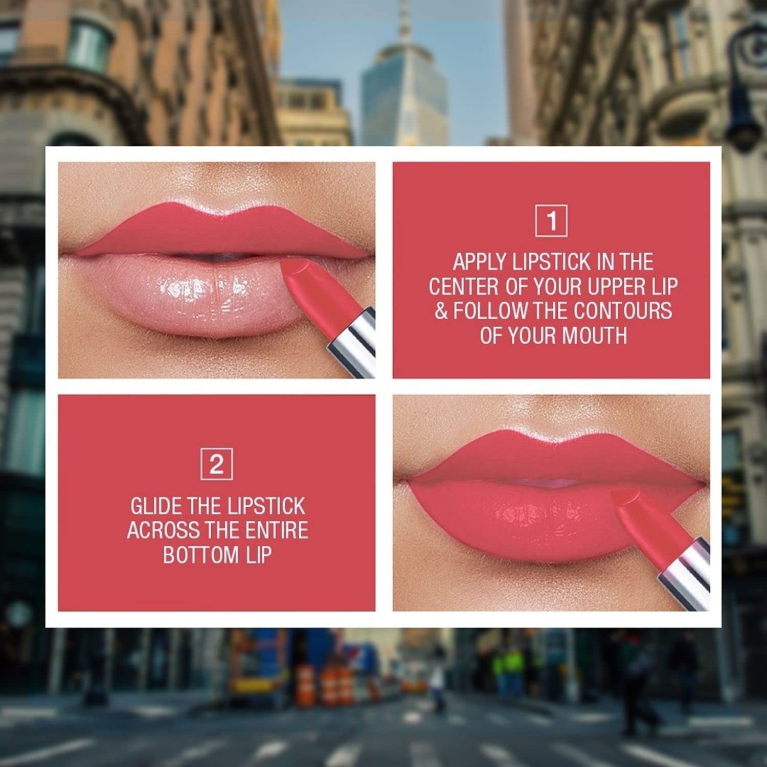Maybelline New York Color Sensational Creamy Matte Lipstick with Shea Butter - in use (42)