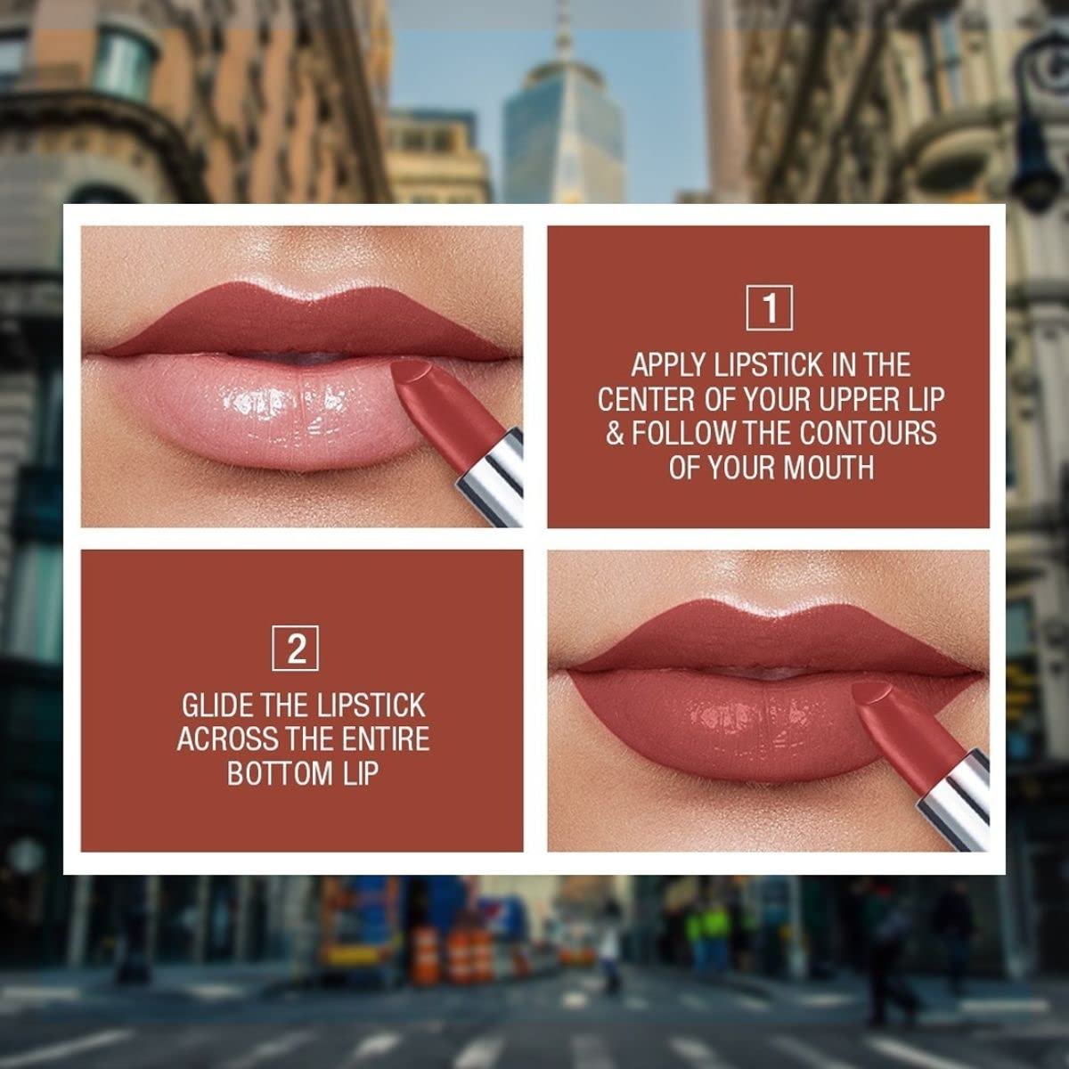 Maybelline New York Color Sensational Creamy Matte Lipstick with Shea Butter - in use (47)