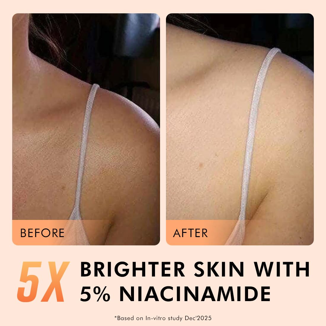mcaffeine 5% Niacinamide Perfume Body Wash, 250ml, PETA Certified, Unisex, Paraben-Free, SLS-Free - label detail