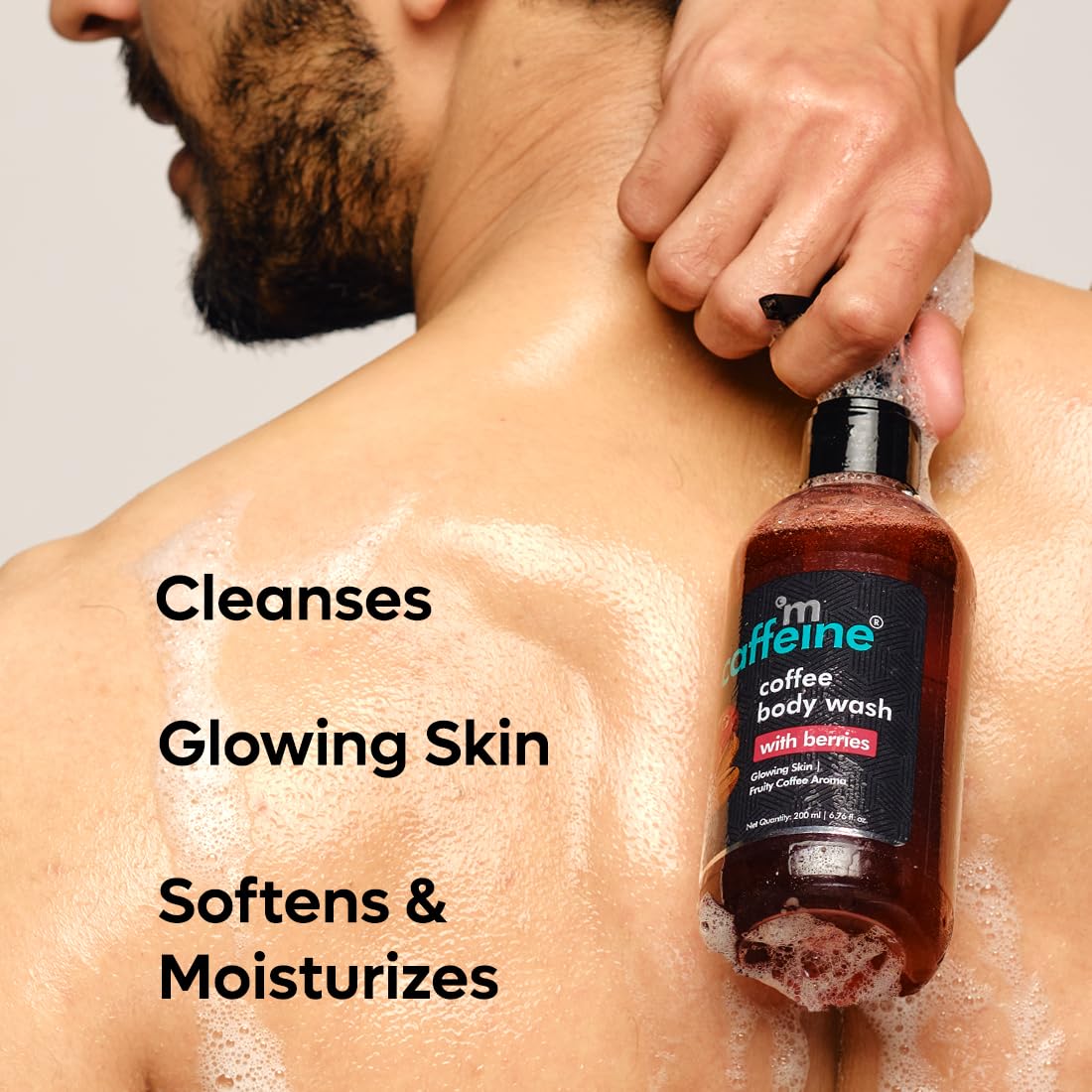 mcaffeine 7% Exfoliating Body Wash Gel, 300ml, 1% Salicylic and 2% Lactic Acid, Unisex - ingredients panel (14)