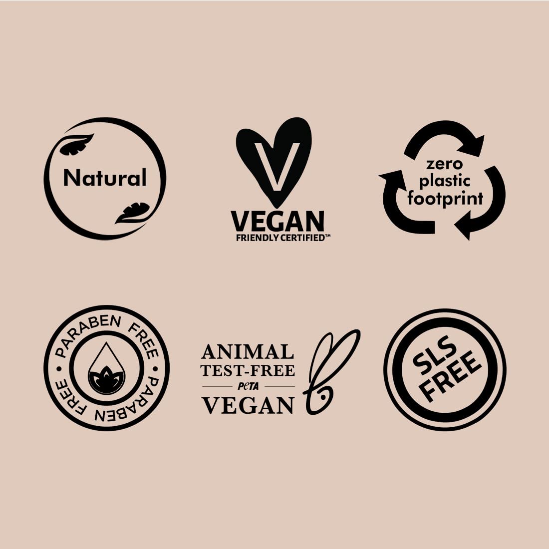 mcaffeine Arabica Coffee Face & Body Scrub Combo, 175gm Value Pack, PETA Vegan & Cruelty-Free - ingredients panel (12)