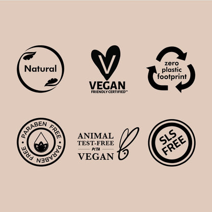 mcaffeine Arabica Coffee Face & Body Scrub Combo, 175gm Value Pack, PETA Vegan & Cruelty-Free - ingredients panel (12)