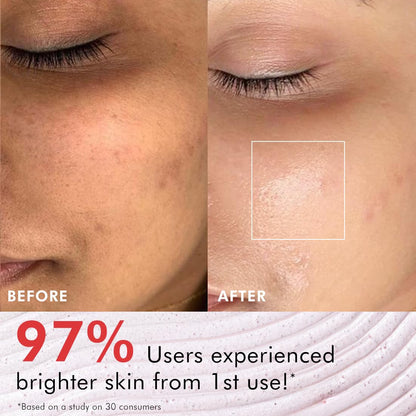 mcaffeine Berries Brightening Coffee Face Scrub, 75g, Unisex, PETA Certified, Dermatologically Tested - close-up detail