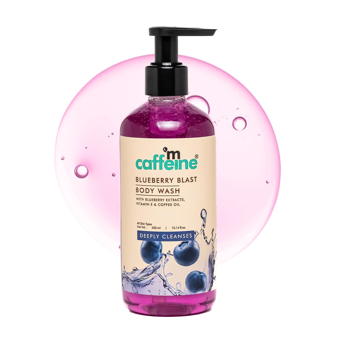 mcaffeine Body Wash Gel, 300ml, Unisex Adult, Dermatologically Tested, Zero Plastic Footprint