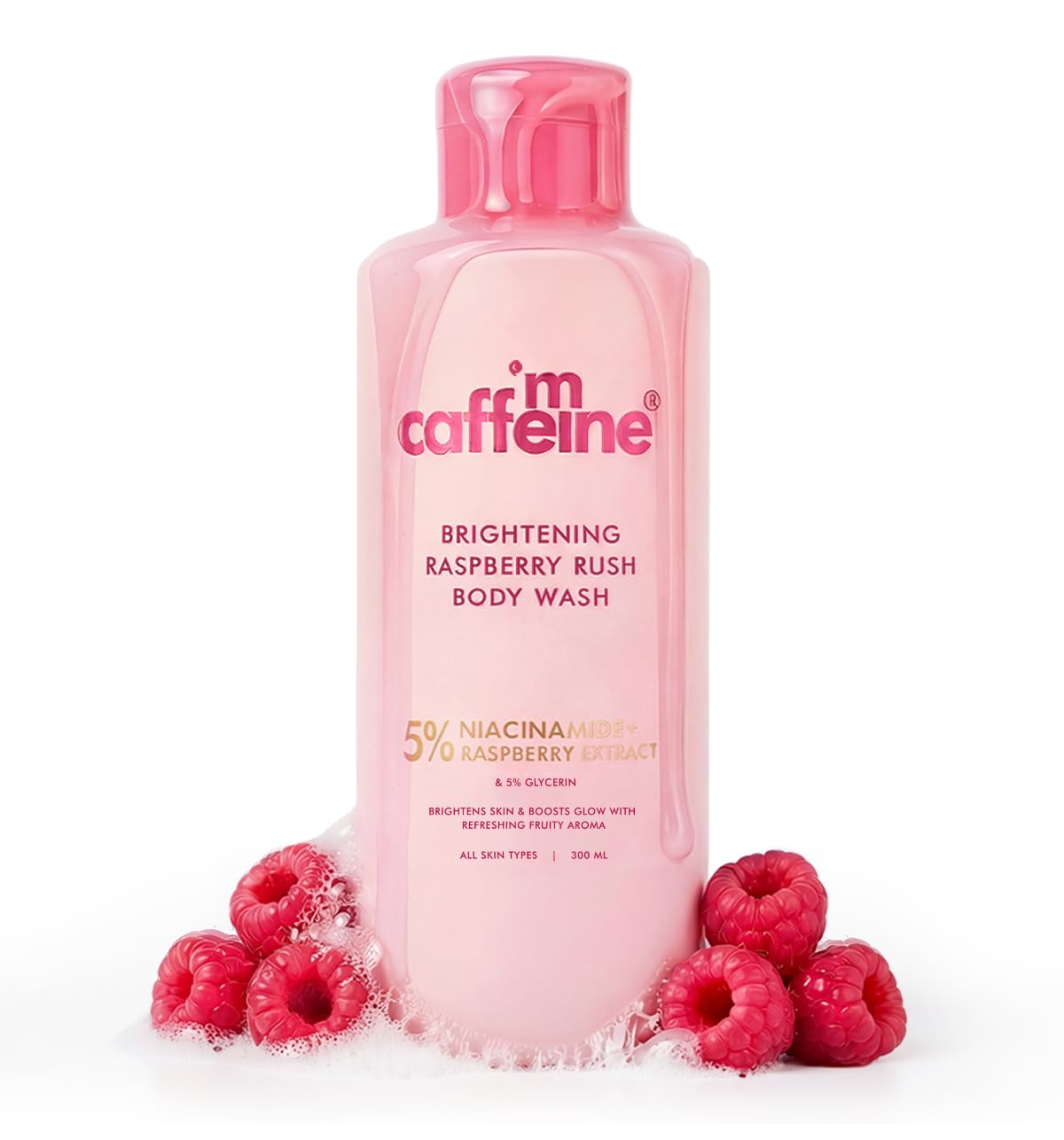 mcaffeine Body Wash Gel, 300ml, Unisex Adult, Dermatologically Tested, Zero Plastic Footprint (10)