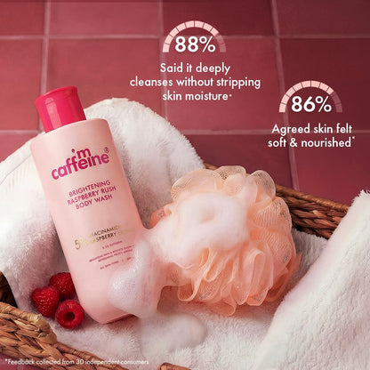 mcaffeine Body Wash Gel, 300ml, Unisex Adult, Dermatologically Tested, Zero Plastic Footprint - ingredients panel (15)
