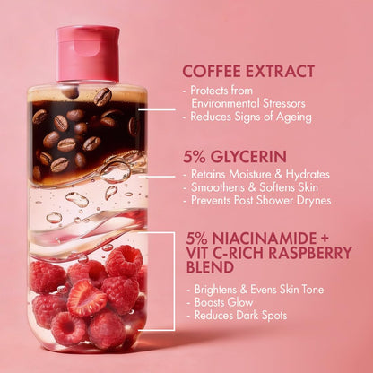 mcaffeine Body Wash Gel, 300ml, Unisex Adult, Dermatologically Tested, Zero Plastic Footprint - close-up detail (16)