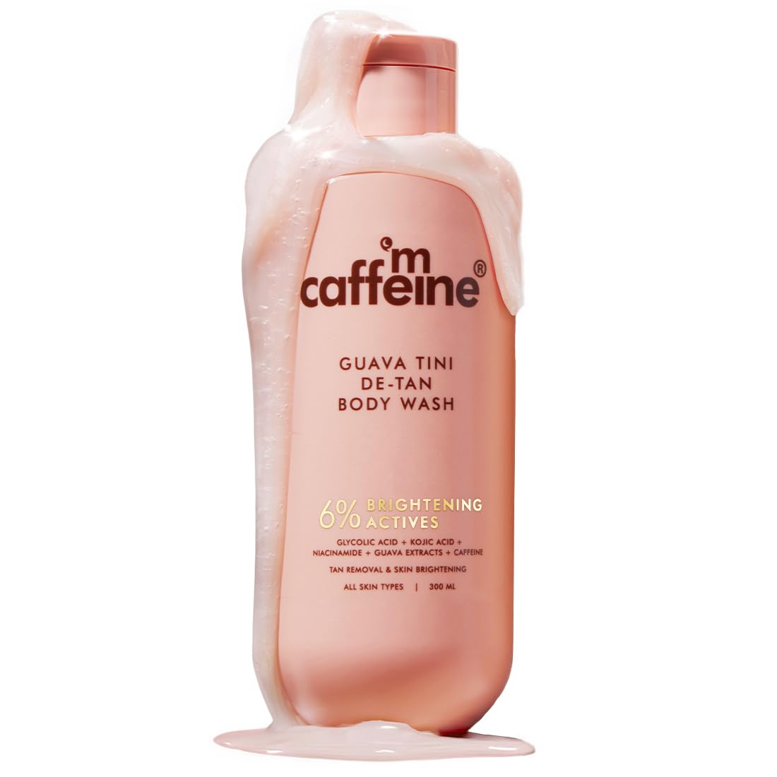 mcaffeine Body Wash Gel with Mandelic Acid Salicylic Acid and Brightening Actives, Unisex Adult (10)