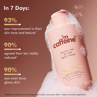 mcaffeine Body Wash Gel with Mandelic Acid Salicylic Acid and Brightening Actives, Unisex Adult - in use (17)