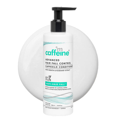 mcaffeine Caffexil Conditioner with Keratin, Biotin & Rosemary Extracts, 250 mL, PETA Certified, Unisex